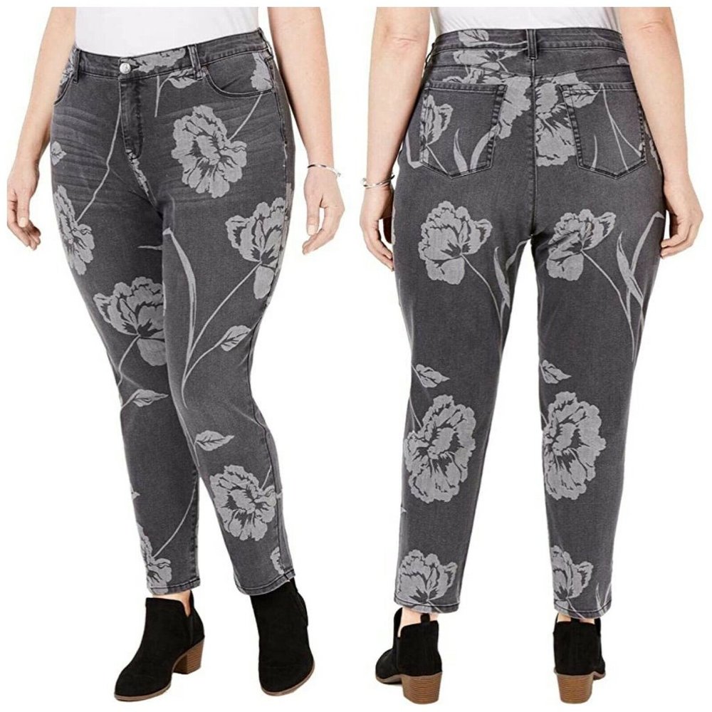 STYLE & CO -Plus - Calla Lily Curvy Skinny Jean
